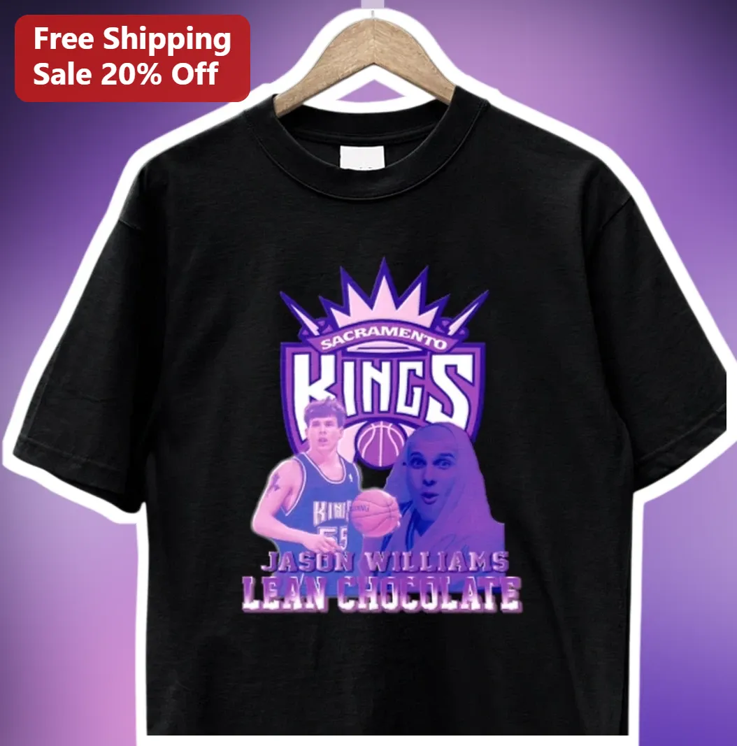 Jason Williams Lean Chocolate Retro NBA Basketball Graphic T — Los Angeles Jason Williams Lean Chocolate Retro NBA Basketball Graphic Tee for Men available at our Los Angeles warehouse
