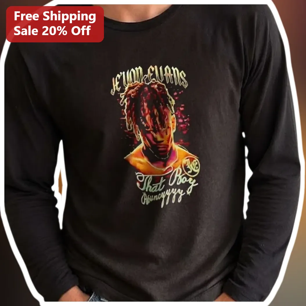 Je'Yon Evans That Boy Houncyyyy Long Sleeve Shirt — Los Angeles Je'Yon Evans That Boy Houncyyyy Long Sleeve Shirt available at our Los Angeles warehouse