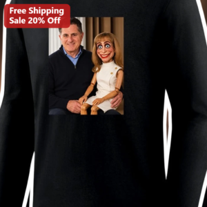 Jeff Dunham Long Sleeve Shirt Black Comedy Merch Winter Crew Neck Graphic Tee available at our Los Angeles warehouse
