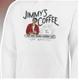 Jimmy's Coffee This Some Serious Gourmet Shit Los Angeles Joey Tribbiani Hoodie available at our Los Angeles warehouse