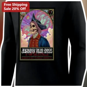 Johnny Blue Skies The Dark Clouds Mutiny For The Masses Tour Long Sleeve Shirt available at our Los Angeles warehouse