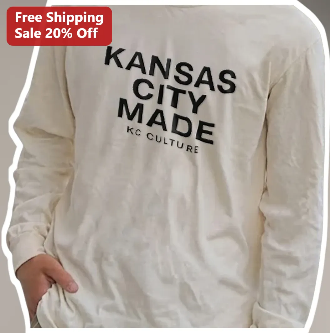 Kansas City Made KC Culture Long Sleeve Tee Kansas City Prid — Los Angeles Kansas City Made KC Culture Long Sleeve Tee Kansas City Pride Streetwear Gift available at our Los Angeles warehouse