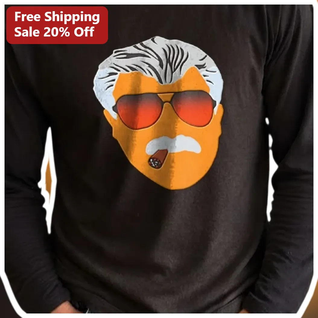Karl Lagerfeld Long Sleeve Shirt Pop Art Portrait Graphic Te — Los Angeles Karl Lagerfeld Long Sleeve Shirt Pop Art Portrait Graphic Tee for Men Women Fashion Designer Gift available at our Los Angeles warehouse