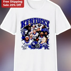 Kentucky Go Big Blue Tee Wildcats College Football Fan Shirt available at our Los Angeles warehouse