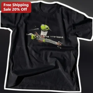 Kermit The Frog Unpigged Tee Retro Muppet Album Graphic Shirt available at our Los Angeles warehouse