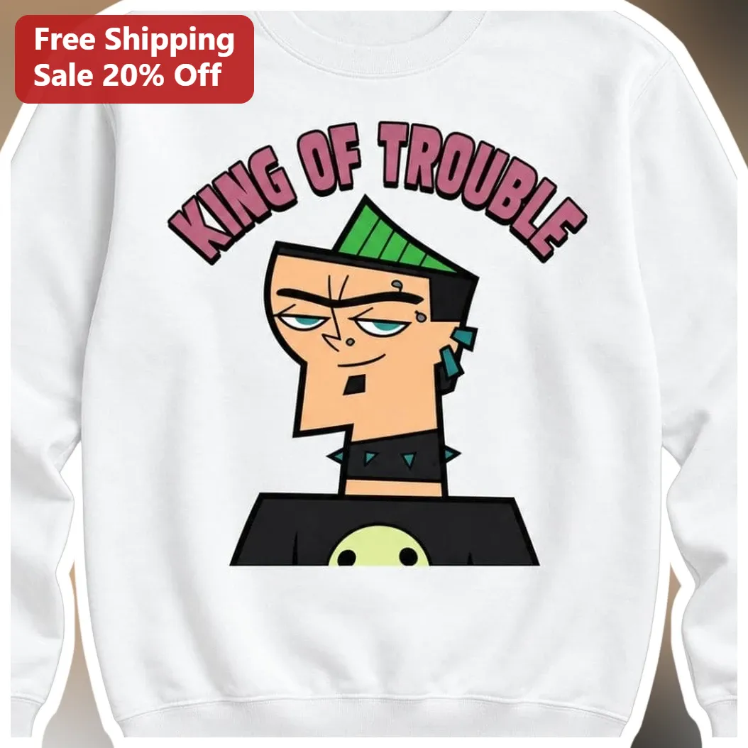 King Of Trouble Duncan Total Drama Island Cartoon Sweatshirt — Los Angeles King Of Trouble Duncan Total Drama Island Cartoon Sweatshirt available at our Los Angeles warehouse