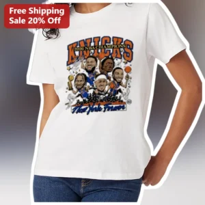 Knicks 2026 NBA Champions New York Forever Graphic Tee available at our Los Angeles warehouse