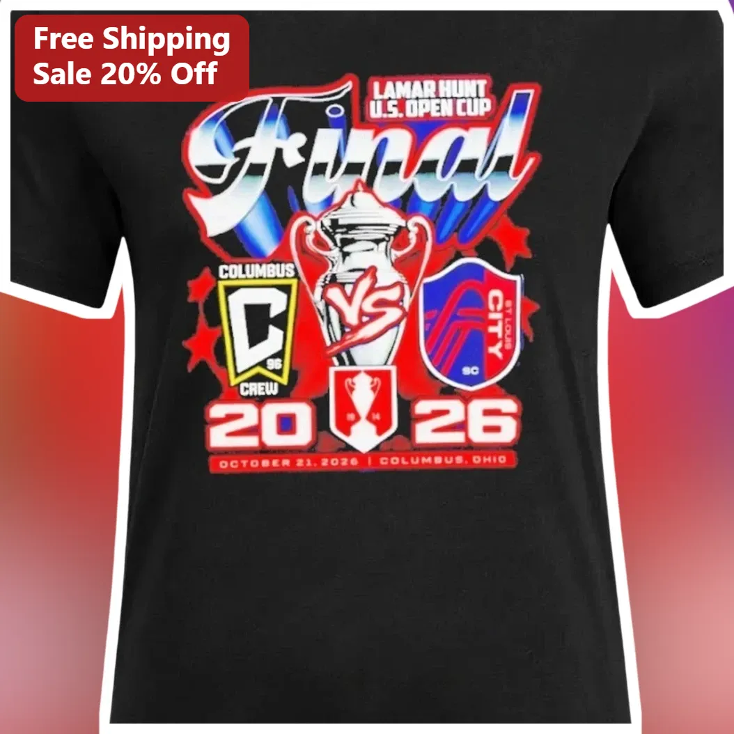 Lamar Hunt U.S. Open Cup Final Columbus Crew vs St. Louis Ci — Los Angeles Lamar Hunt U.S. Open Cup Final Columbus Crew vs St. Louis City SC Tee available at our Los Angeles warehouse