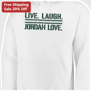 LIVE. LAUGH. Vintage Stencil Hoodie Personalized Custom Name Gift available at our Los Angeles warehouse