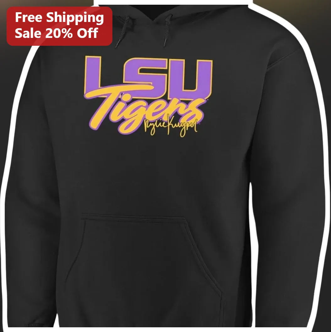 LSU Tigers Hoodie Retro Collegiate Pullover Sweatshirt for Men Women Game Day Fan Gear available at our Los Angeles warehouse