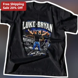 Luke Bryan Nashville Graphic Tee Country Music Concert Shirt Gift for Fans available at our Los Angeles warehouse