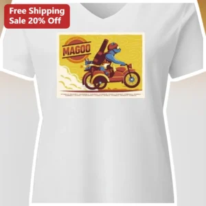 MAGOO Tee Vintage Retro Motorcycle Rider Graphic T-Shirt for Men available at our Los Angeles warehouse