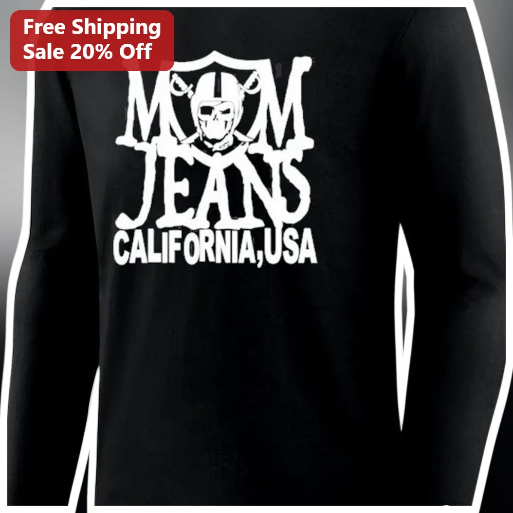 Mam Jeans California USA Vintage Distressed Graphic Tee Blac — Los Angeles Mam Jeans California USA Vintage Distressed Graphic Tee Black Long Sleeve Streetwear Shirt available at our Los Angeles warehouse