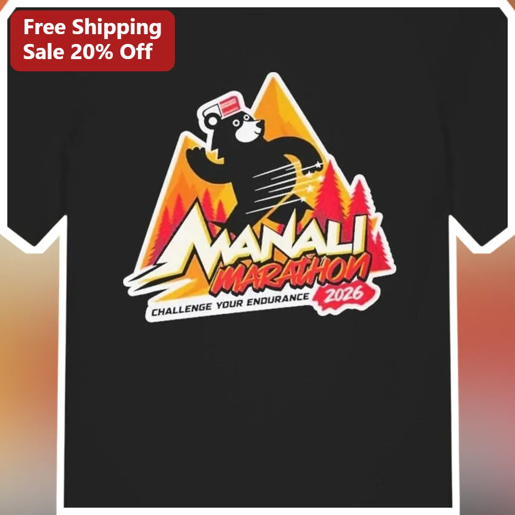 Manali Marathon Challenge Your Endurance Tee Himalayan Mount — Los Angeles Manali Marathon Challenge Your Endurance Tee Himalayan Mountain Runner Gift available at our Los Angeles warehouse