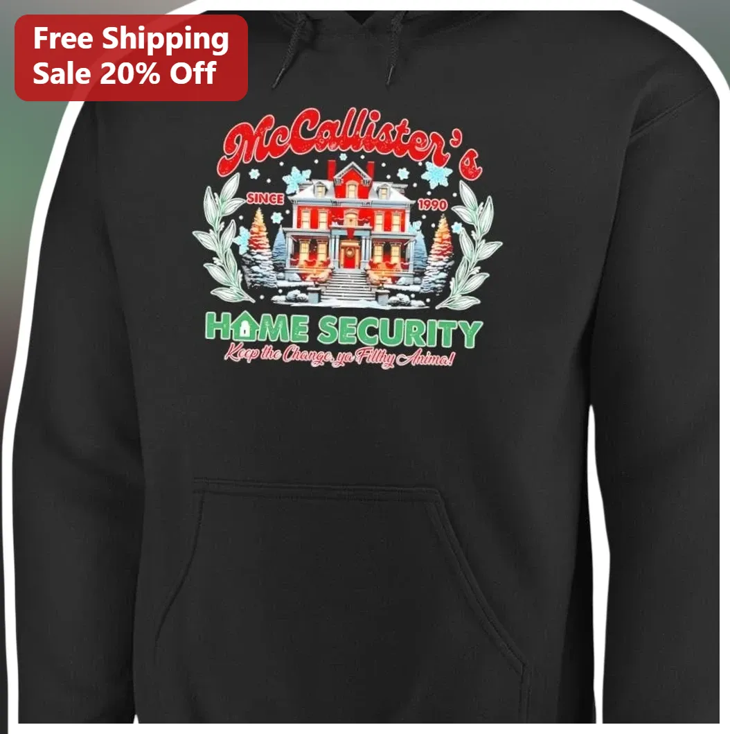 McCallister's Home Security Keep The Change Ya Filthy Animal — Los Angeles McCallister's Home Security Keep The Change Ya Filthy Animal Hoodie Kevin McCallister Christmas Swea available at our Los Angeles warehouse