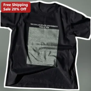 Michigan State University Tee Personalized Signature Design MSU Spartans Gift available at our Los Angeles warehouse