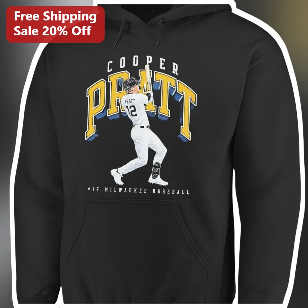 Milwaukee Baseball #12 Hoodie Cooper Pratt Personalized Gift for Men available at our Los Angeles warehouse