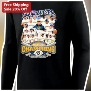 Milwaukee Brewers NLCS 2026 Champions Long Sleeve Shirt available at our Los Angeles warehouse