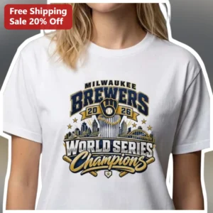 Milwaukee Brewers World Series Champions Tee Vintage Baseball Fan Gift available at our Los Angeles warehouse
