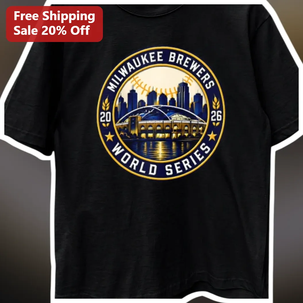 Milwaukee Brewers World Series Tee NL Pennant Winner Basebal — Los Angeles Milwaukee Brewers World Series Tee NL Pennant Winner Baseball Fan Gift available at our Los Angeles warehouse