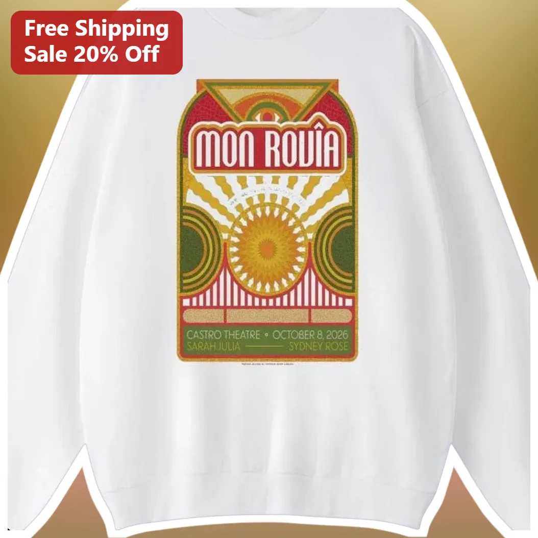 Mon Rouía Retro Psychedelic Concert Poster Sweatshirt Vintag — Los Angeles Mon Rouía Retro Psychedelic Concert Poster Sweatshirt Vintage Rock Band Merch Gift available at our Los Angeles warehouse