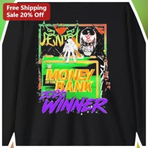 Money in the Bank 2026 Winner WWE Graphic Tee available at our Los Angeles warehouse