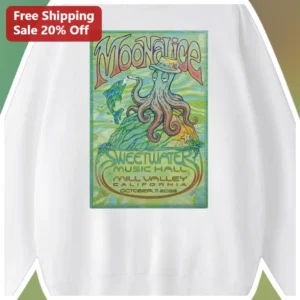 Moonalice Sweetwater Music Hall Psychedelic Octopus Crewneck Sweatshirt available at our Los Angeles warehouse