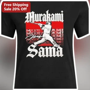 Murakami Sana Vintage Baseball Player Graphic Tee for Fans available at our Los Angeles warehouse