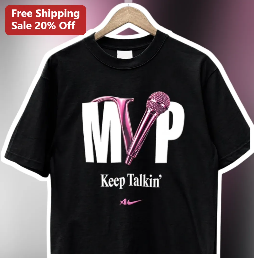 MVP Keep Talkin' Graphic Tee for Men Athletes — Los Angeles MVP Keep Talkin' Graphic Tee for Men Athletes available at our Los Angeles warehouse