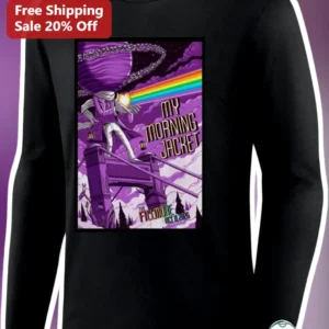 My Morning Jacket The Fillmore Tee Psychedelic Indie Rock Band Merch Graphic Shirt available at our Los Angeles warehouse