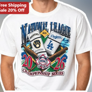 National League Championship Series Tee NLCS Baseball Playoff Merch Game Day Shirt available at our Los Angeles warehouse
