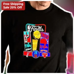 NBA Finals 2026 Spurs vs Knicks Sweatshirt available at our Los Angeles warehouse