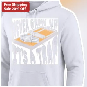 Never Grow Up It’s A Trap Hoodie Skeleton...