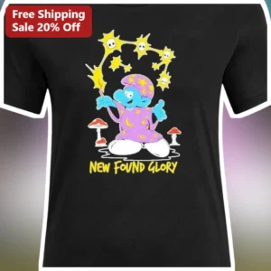 New Found Glory Smurf Pop Punk Band Graphic Tee available at our Los Angeles warehouse