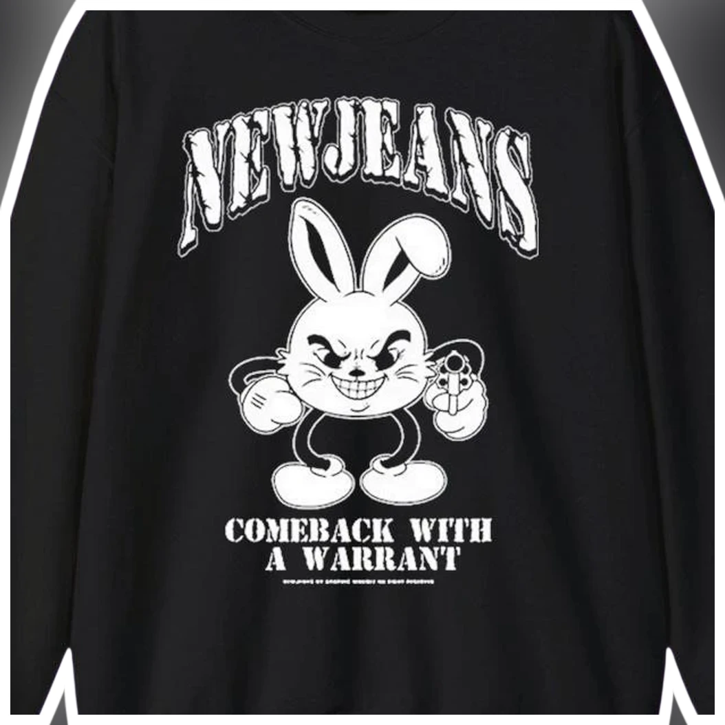 NewJeans Comeback With A Warrant Long Sleeve Tee Kpop Fan Me — Los Angeles NewJeans Comeback With A Warrant Long Sleeve Tee Kpop Fan Merch Edgy Streetwear Shirt available at our Los Angeles warehouse