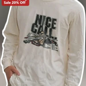 Nice Call Ref Long Sleeve Tee Funny Sports Official Humor Gift for Referees Coaches available at our Los Angeles warehouse
