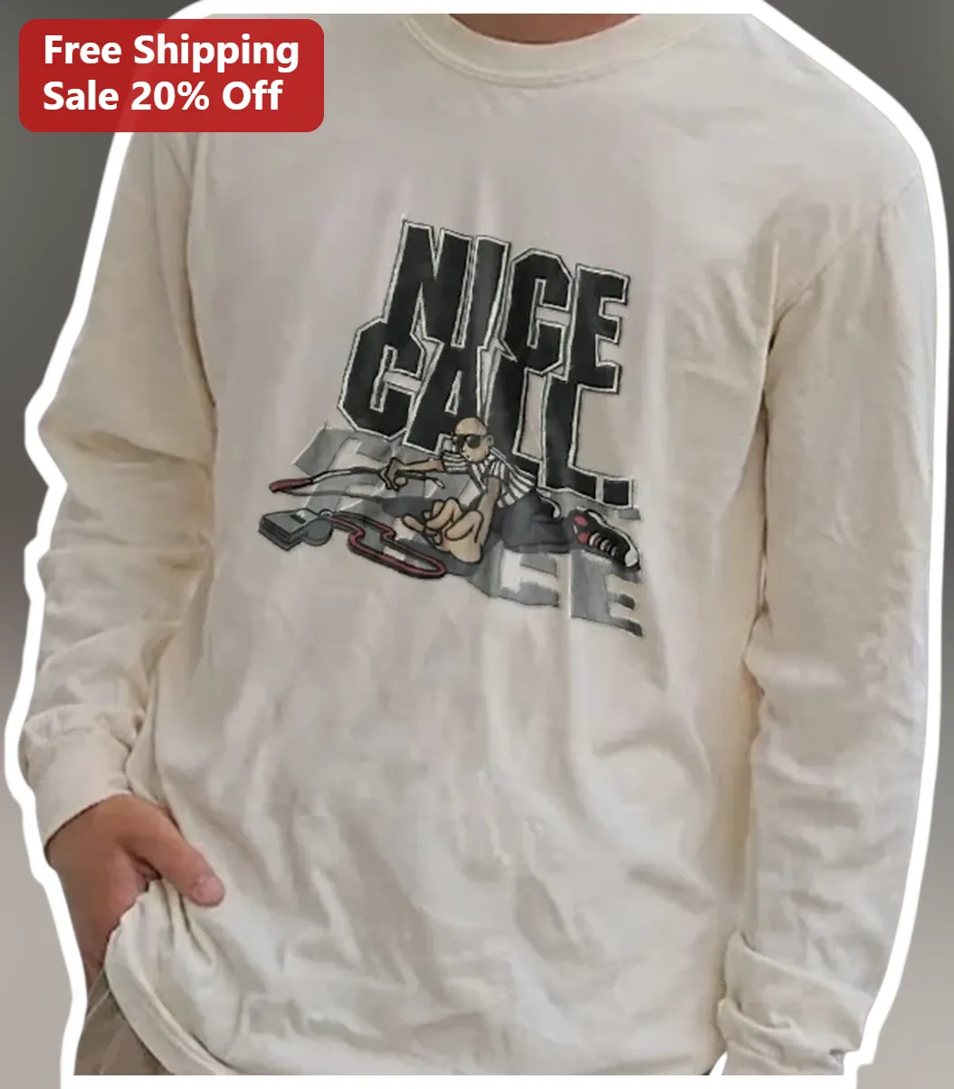 Nice Call Ref Long Sleeve Tee Funny Sports Official Humor Gift for Referees Coaches available at our Los Angeles warehouse