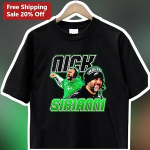 Nick Sirianni Tee Philadelphia Eagles Head Coach Fan Gear NFL Season Gift available at our Los Angeles warehouse