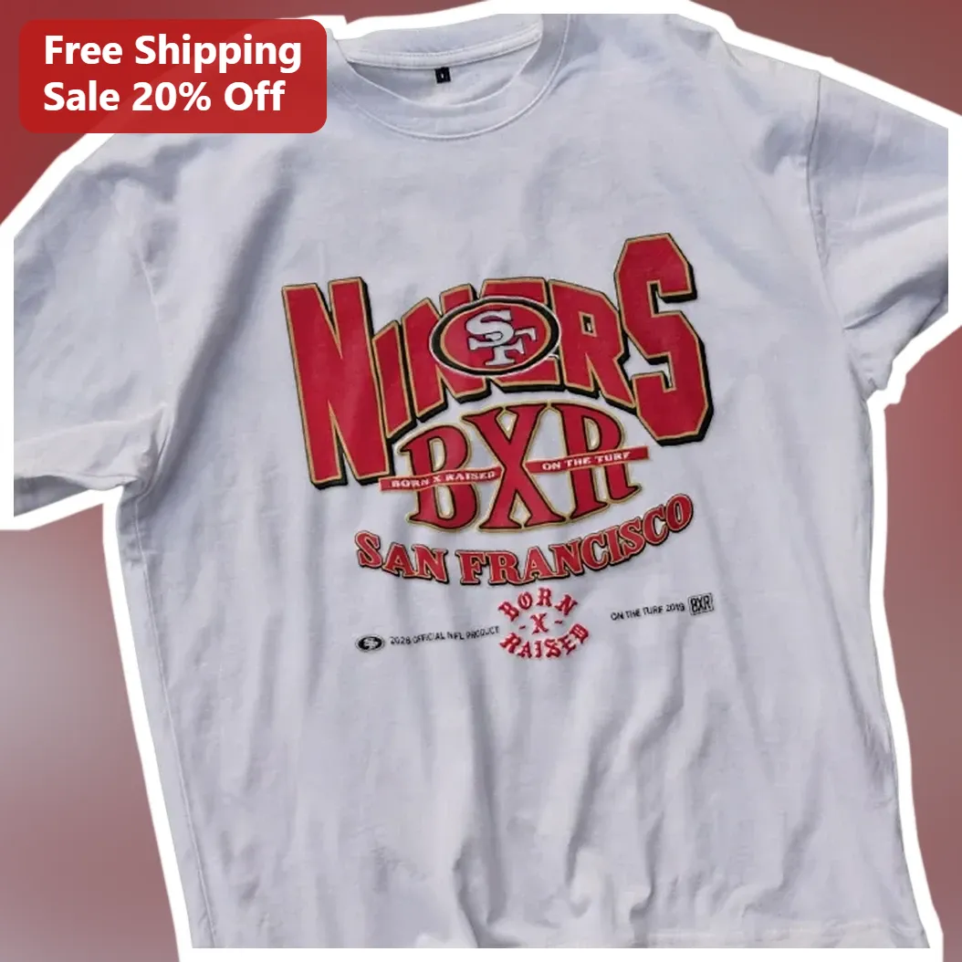 Niners BXR San Francisco 49ers Vintage Streetwear Graphic Te — Los Angeles Niners BXR San Francisco 49ers Vintage Streetwear Graphic Tee for NFL Fans available at our Los Angeles warehouse