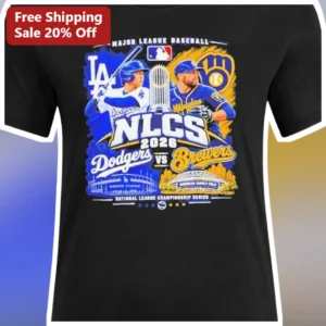 NLCS 2026 Dodgers vs Brewers National League Championship Series Tee available at our Los Angeles warehouse