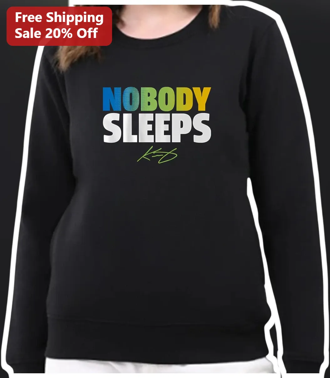 NOBODY SLEEPS KSI Signature Sweatshirt Nobody Sausage Meme S — Los Angeles NOBODY SLEEPS KSI Signature Sweatshirt Nobody Sausage Meme Streetwear Crewneck Gift for Fans available at our Los Angeles warehouse