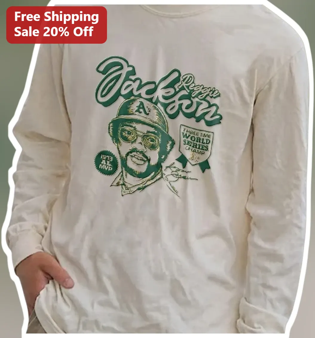 Oakland A's Reggie Jackson Tee Vintage Mr. October Baseball Shirt Retro Athletics Fan Gift available at our Los Angeles warehouse