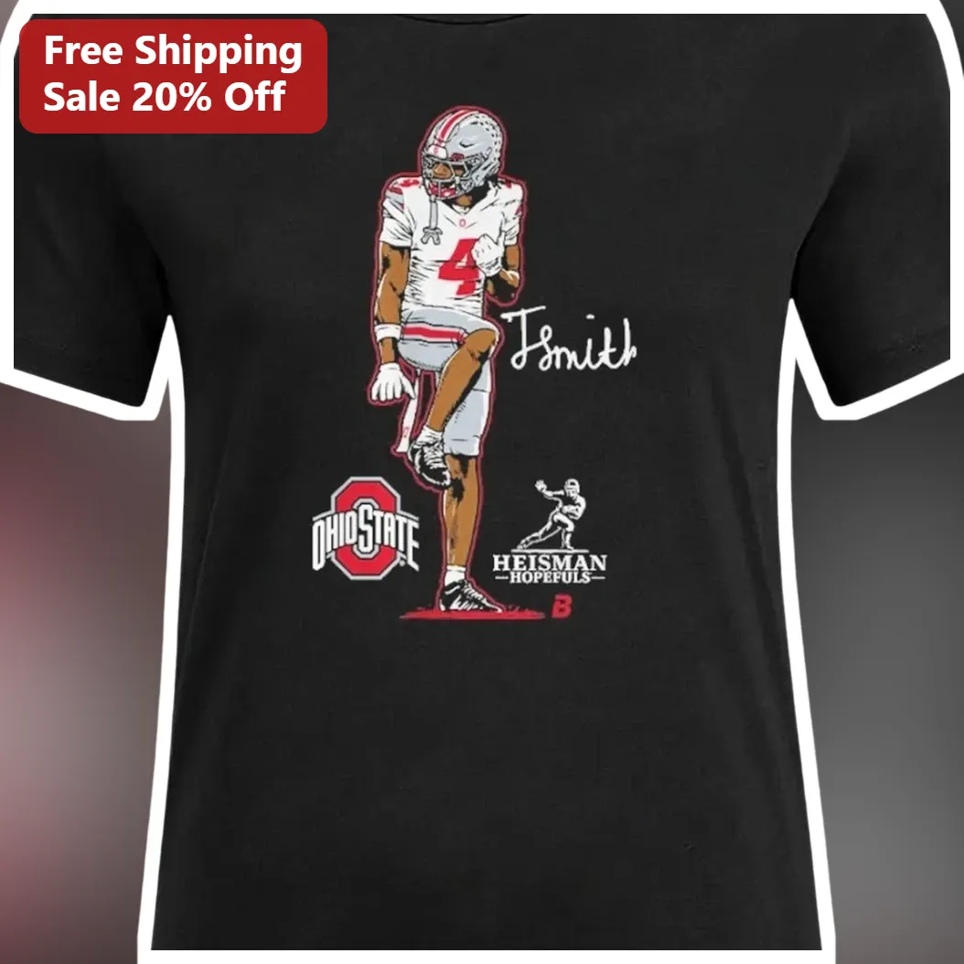 Ohio State Heisman Hopefuls Tee J.K. Dobbins Buckeyes Football Fan Gift available at our Los Angeles warehouse