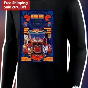 On The Bus! A Further Bus Restoration Benefit Psychedelic Long Sleeve Tee available at our Los Angeles warehouse