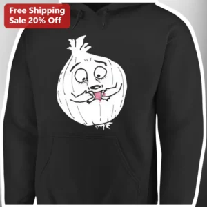 Onion Crying Meme Hoodie Funny Emotional Onion Sweatshirt for Chefs and Cooks available at our Los Angeles warehouse