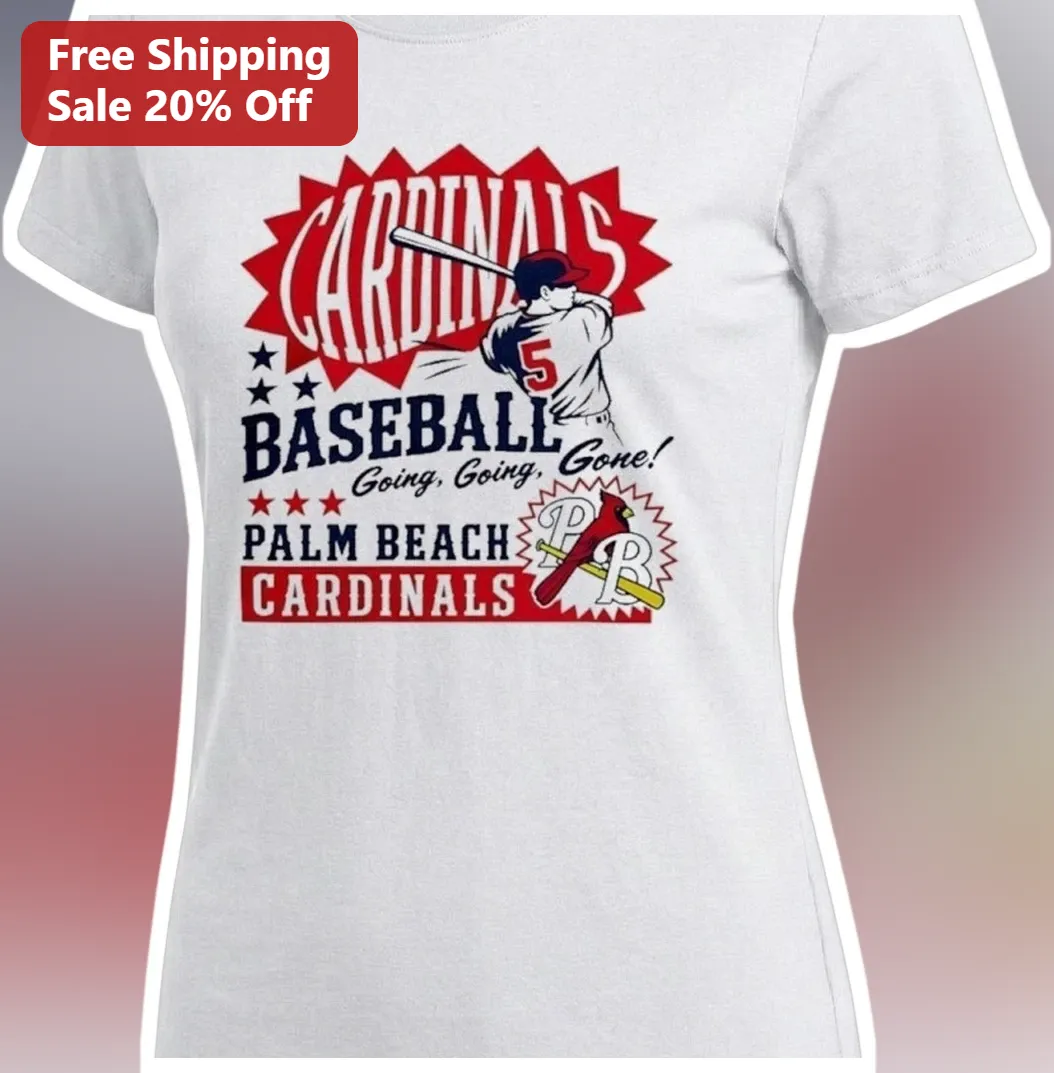 Palm Beach Cardinals Going Going Gone Vintage Baseball Tee — Los Angeles Palm Beach Cardinals Going Going Gone Vintage Baseball Tee available at our Los Angeles warehouse
