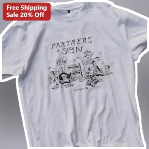 Partners Son Tee Charles Burns Comic Art Graphic T-Shirt for Men available at our Los Angeles warehouse