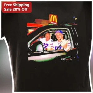 Patrick Mahomes Buffalo Bills Drive Thru Meme Graphic Tee NFL Funny Gift for Men available at our Los Angeles warehouse