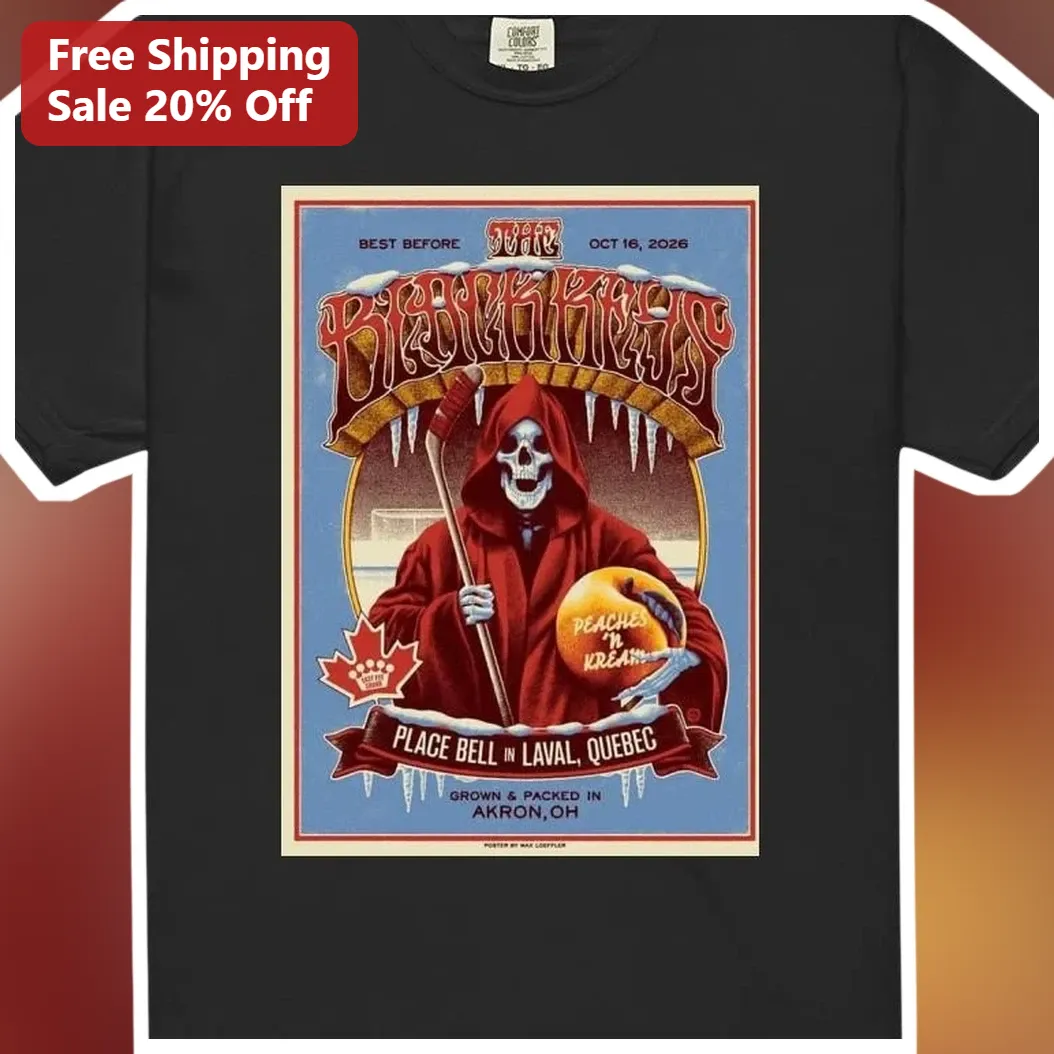 Peaches n' Kream Best Before Oct 16 2026 Grim Reaper Graphic Tee available at our Los Angeles warehouse