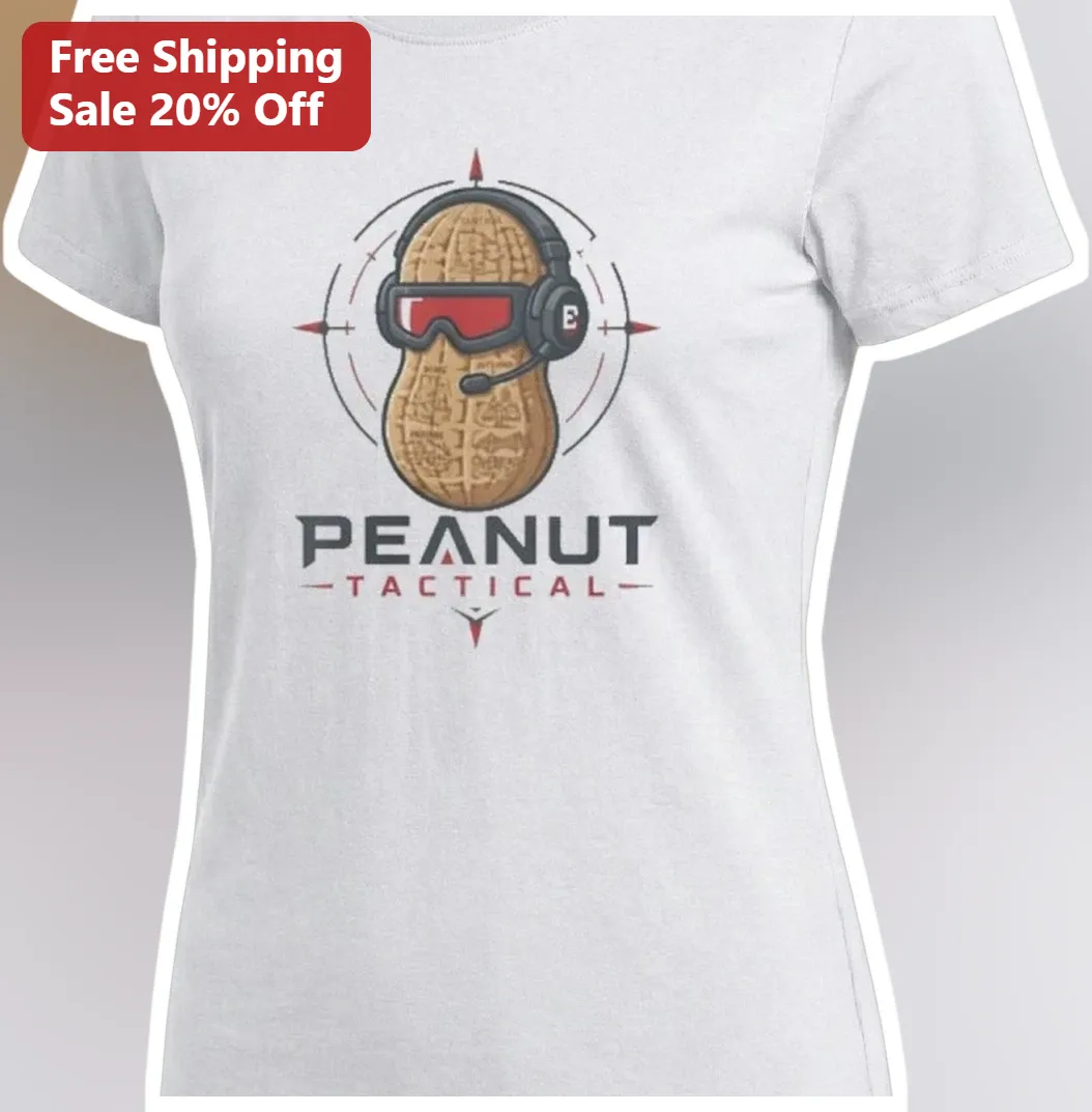 Peanut Tactical Tee Funny Military Humor Shirt for Men Women — Los Angeles Peanut Tactical Tee Funny Military Humor Shirt for Men Women available at our Los Angeles warehouse